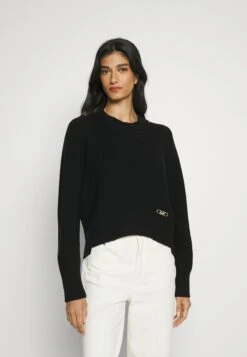 MICHAEL Michael Kors Solid Shaker Split - Trui - Black