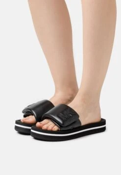 MICHAEL Michael Kors Platform Slide - Muiltjes - Black