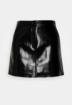 MICHAEL Michael Kors Patent Skirt - Minirok - Black -Farfetch Winkel 6c42357e325e4c28ac36d3fcaf71ccc5