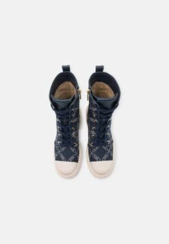 MICHAEL Michael Kors Hanley- Enkellaarsjes Met Plateauzool - Navy/Multi-Coloured -Farfetch Winkel 6d7be98eb7f0406fa1ef196acabd2678