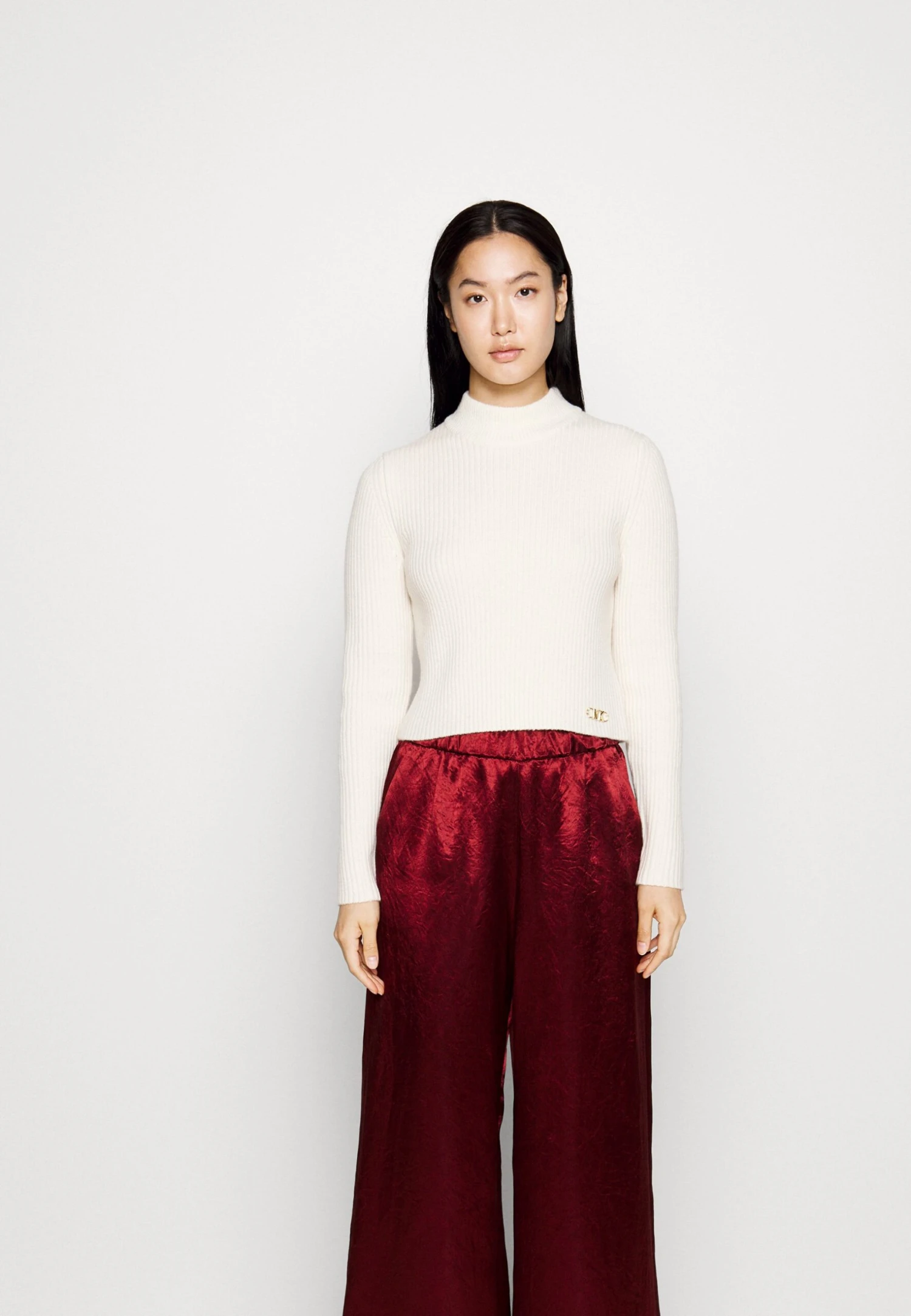 MICHAEL Michael Kors Mock Crop- Trui - Bone 3 MICHAEL Michael Kors Mock Crop- Trui - Bone