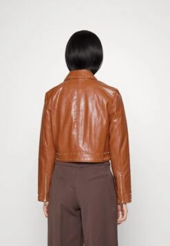 MICHAEL Michael Kors Imitatieleren Jas - Luggage -Farfetch Winkel 74ac34de5f0e42f7b0db2d6a0fdc2c85