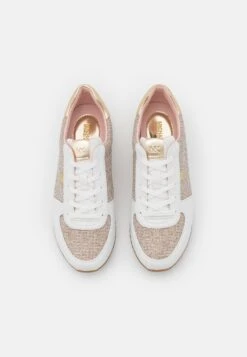MICHAEL Michael Kors Monique Trainer - Sneakers Laag - White/Gold 13 MICHAEL Michael Kors Monique Trainer - Sneakers Laag - White/Gold -Farfetch Winkel 7524f83f4c0c435590602990b2f0f179