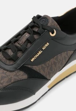 MICHAEL Michael Kors Allie Stride Trainer - Sneakers Laag - Black/Brown -Farfetch Winkel 75fa0014542a4c13a969bd281078e157