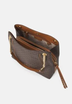 MICHAEL Michael Kors Piper Chain Tote - Handtas - Brown/Acorn -Farfetch Winkel 7697b0794bab434c93c8eec98c2e794c