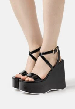 MICHAEL Michael Kors Paola Wedge - Sandalen Met Plateauzool - Black