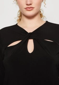 MICHAEL Michael Kors Solidtwist Keyhole- Longsleeve - Black -Farfetch Winkel 79c219d5d15d4149b8e4b8d285c09524