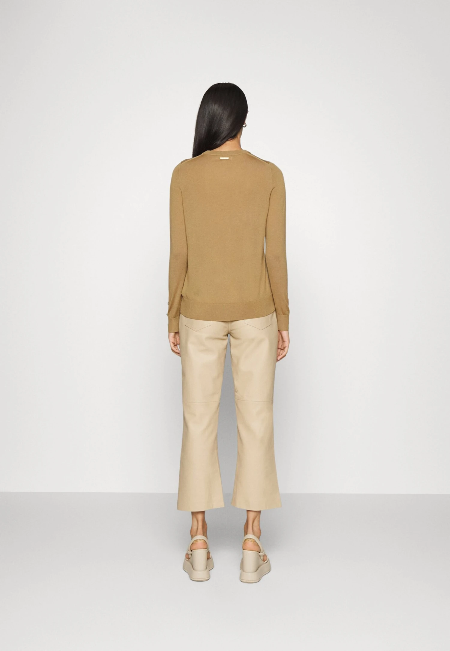 MICHAEL Michael Kors Button - Trui - Cafe 5 MICHAEL Michael Kors Button - Trui - Cafe - Afbeelding 3