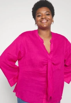 MICHAEL Michael Kors Solid Tie Blouse - Blouse - Cerise -Farfetch Winkel 7fd0abfc48da433498afa56ebe7f6c35