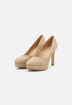 MICHAEL Michael Kors Chantel - Plateaupumps - Pale Gold -Farfetch Winkel 81db44f950d74e73b94b72426ef76274