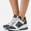 MICHAEL Michael Kors Georgie Trainer - Sneakers Laag - Navy/Multi-Coloured