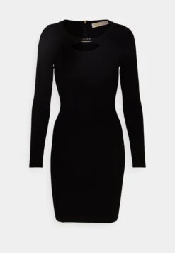 MICHAEL Michael Kors Empire Cutout- Gebreide Jurk - Black -Farfetch Winkel 88756d4ca9134093b16576cf3333d321