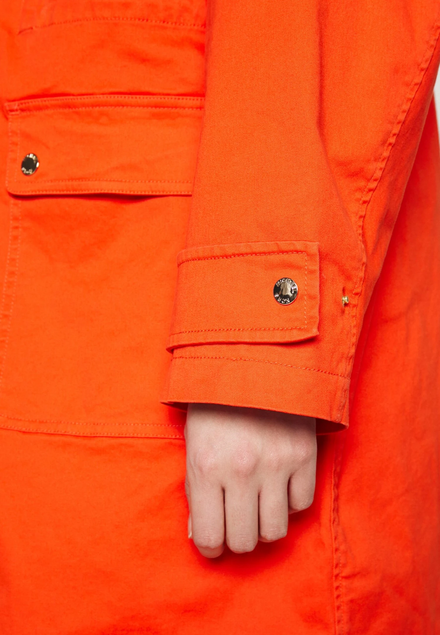 MICHAEL Michael Kors Chain Drawstring Anorak - Parka - Optic Orange 10 MICHAEL Michael Kors Chain Drawstring Anorak - Parka - Optic Orange - Afbeelding 8