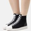 MICHAEL Michael Kors Edie Knit Top - Sneakers Hoog - Black/Optic White