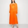 MICHAEL Michael Kors Chain Cut Out Dress - Cocktailjurk - Optic Orange