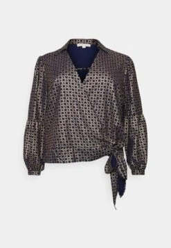 MICHAEL Michael Kors Chain Wrap- Blouse - Midnightblue 10 MICHAEL Michael Kors Chain Wrap- Blouse - Midnightblue -Farfetch Winkel 94041e9698804055ababc3aa88aa8e9c