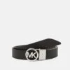 MICHAEL Michael Kors Reversible Belt - Riem - Black To Brown/Silver-Coloured -Farfetch Winkel 960da175b8d640cfbc1207b75861aeb5