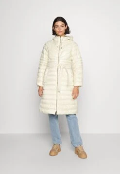 MICHAEL Michael Kors Long Fitted Puffer - Donsjas - Bone