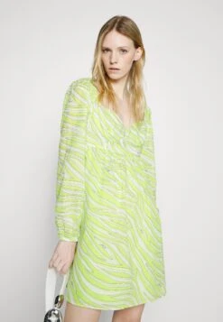 MICHAEL Michael Kors Zebra Mini- Jurk - Brt Limeade -Farfetch Winkel 9c07a7e2741e4fd9ad15ab02bc4a1d27