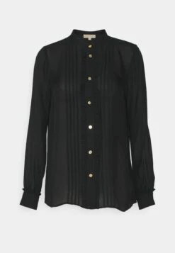 MICHAEL Michael Kors Button Down Blouse - Blouse - Black -Farfetch Winkel 9c0e4b53f534450bab3b4f9eaf61463d