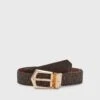 MICHAEL Michael Kors Reversible Belt - Riem - Brown/Gold-Coloured