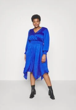 MICHAEL Michael Kors Fractal Zebra Plisse- Cocktailjurk - Royal