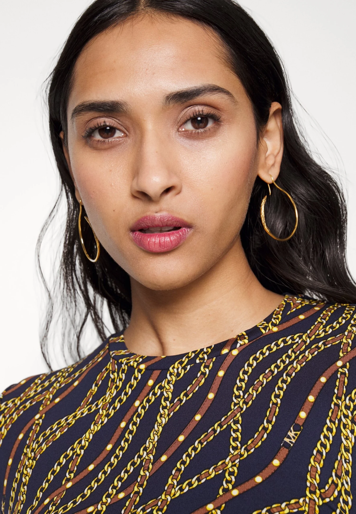 MICHAEL Michael Kors Chain Ruched- Cocktailjurk - Midnightblue 6 MICHAEL Michael Kors Chain Ruched- Cocktailjurk - Midnightblue - Afbeelding 4