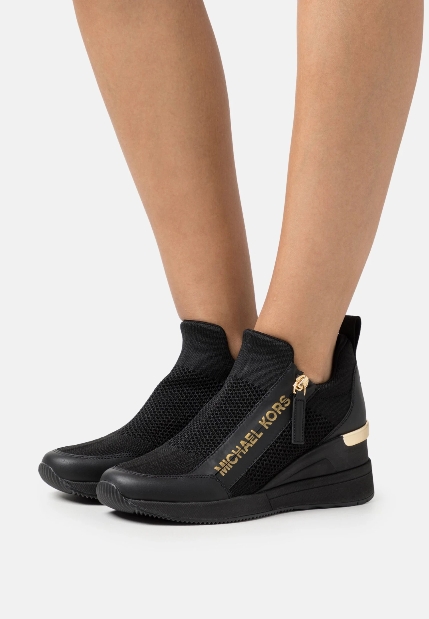 MICHAEL Michael Kors Willis Wedge Trainer - Sneakers Laag - Black 3 MICHAEL Michael Kors Willis Wedge Trainer - Sneakers Laag - Black