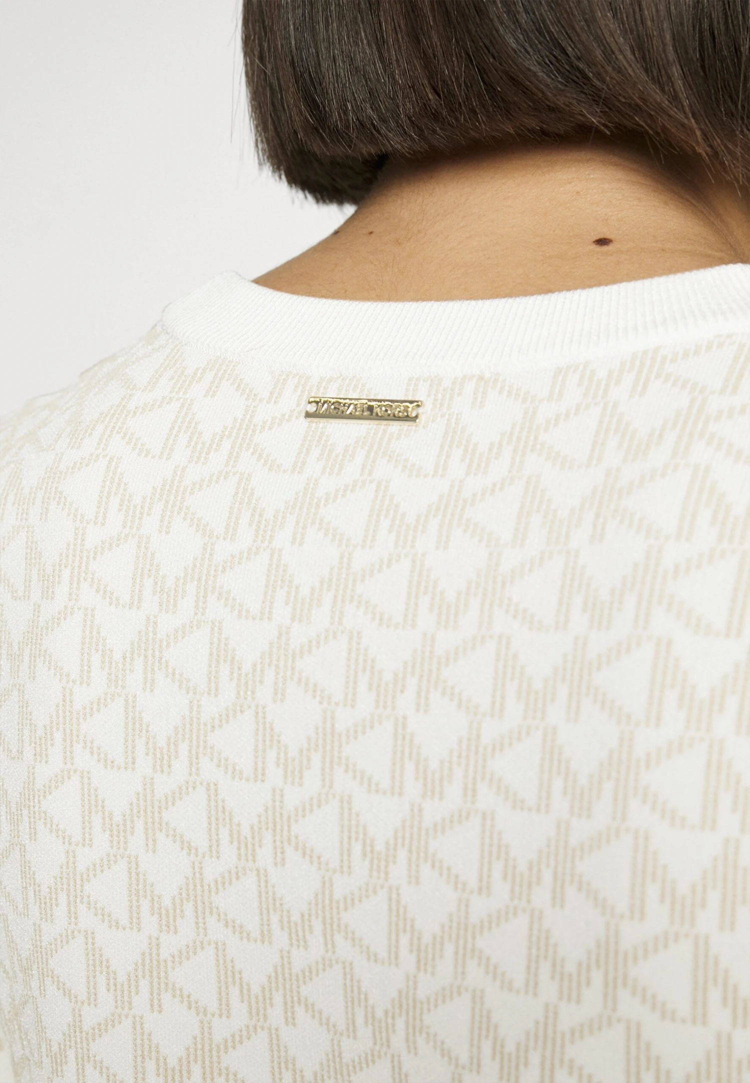 MICHAEL Michael Kors Mega Crew - Longsleeve - Bone 6 MICHAEL Michael Kors Mega Crew - Longsleeve - Bone - Afbeelding 4