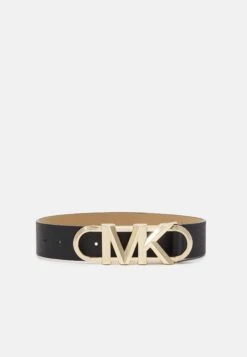 MICHAEL Michael Kors Waist Belt - Riem - Black/Gold-Coloured