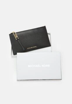 MICHAEL Michael Kors Empire Zip Card Case - Portemonnee - Black -Farfetch Winkel a5f2b824b4be4c5aa08d5d34c7507833