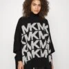 MICHAEL Michael Kors Logo Poncho - Poncho - Black