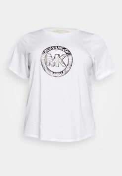 MICHAEL Michael Kors Zebra Charm Logo Tee - T-Shirt Print - White 12 MICHAEL Michael Kors Zebra Charm Logo Tee - T-Shirt Print - White -Farfetch Winkel ab4af0250f004a789cfad67b69c128b1