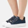 MICHAEL Michael Kors Evy Lace Up - Sneakers Laag - Navy
