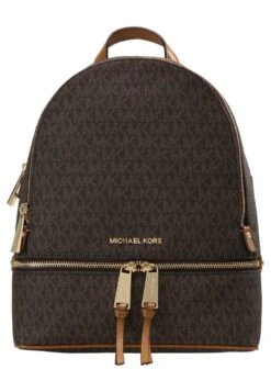 MICHAEL Michael Kors Rhea Zip Back Pack - Rugzak - Brown -Farfetch Winkel adf276ab9c2541a694ef9ba1f32e08ed