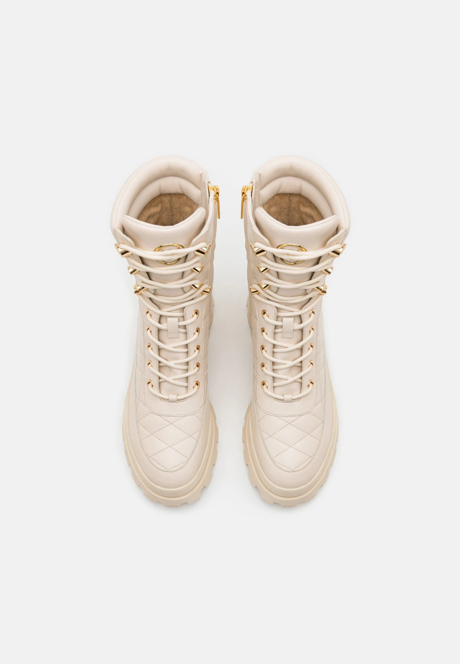 MICHAEL Michael Kors Rowan Lace Up- Veterboots - Light Cream 7 MICHAEL Michael Kors Rowan Lace Up- Veterboots - Light Cream - Afbeelding 5