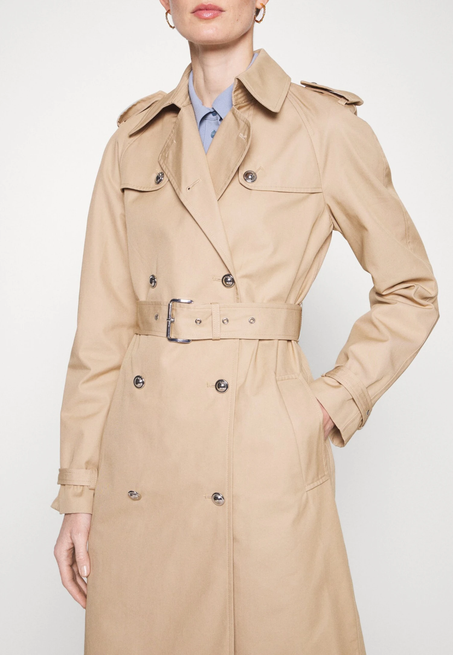 MICHAEL Michael Kors Trenchcoat - Beige 8 MICHAEL Michael Kors Trenchcoat - Beige - Afbeelding 6