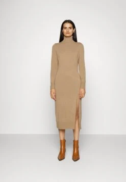 MICHAEL Michael Kors Easy Slit Midi - Jurk - Cafe