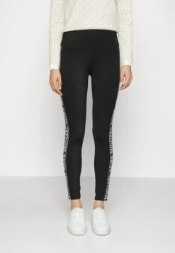 MICHAEL Michael Kors Logo Tape- Legging - Black