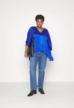 MICHAEL Michael Kors Hank Logo Top - Blouse - Royal -Farfetch Winkel b0e7872490fe4c31b7d2db0cc354282c