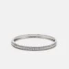Michael Kors Tapered Baguette And Pavé Bangle Bracelet - Armband - Silver-Coloured -Farfetch Winkel b3e1ef6ed51049fc882545a69866fd14