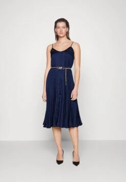 MICHAEL Michael Kors Pleated Midi Dress - Cocktailjurk - Midnightblue
