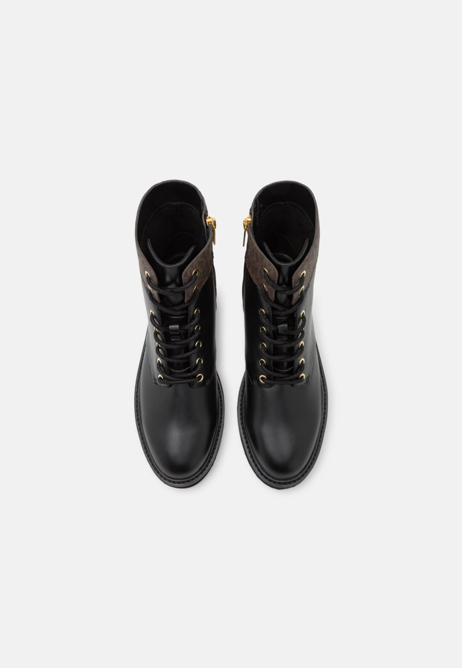 MICHAEL Michael Kors Aniya Lug- Veterboots - Black/Brown 7 MICHAEL Michael Kors Aniya Lug- Veterboots - Black/Brown - Afbeelding 5