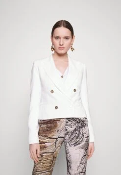MICHAEL Michael Kors Fitted Db Crop Blazer - Blazer - White