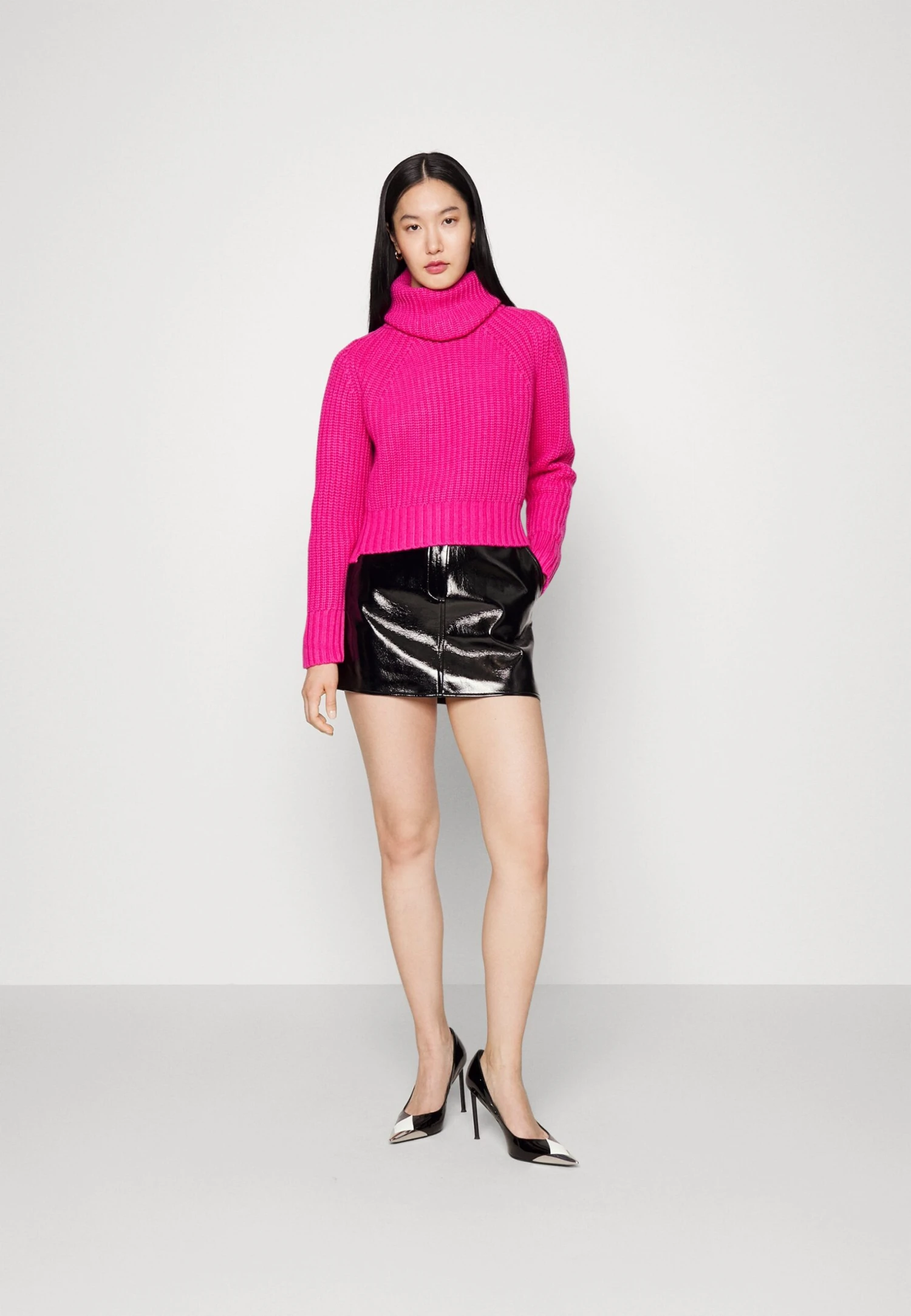 MICHAEL Michael Kors Detachable Snood- Trui - Cerise 4 MICHAEL Michael Kors Detachable Snood- Trui - Cerise - Afbeelding 2