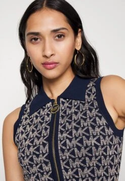 MICHAEL Michael Kors Zip - Gebreide Jurk - Mdntbl Gold -Farfetch Winkel bcd19724dfeb473c8dd2ec0cbe44704f