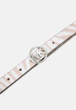MICHAEL Michael Kors Zebra Logo Belt 2 Pack - Riem - Pink Multi/Silver -Farfetch Winkel c23dd54c604a4ffa9062c62d54ed02e0
