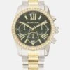 Michael Kors Lexington Lux - Chronograaf - Silver-Coloured/Gold-Coloured 2 Michael Kors Lexington Lux - Chronograaf - Silver-Coloured/Gold-Coloured -Farfetch Winkel c45895ca20644ceb83b54ab9c33d831d