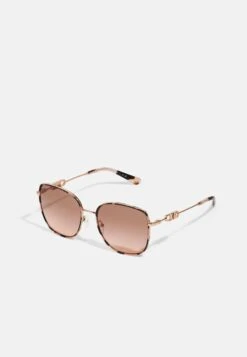 Michael Kors Empire Square- Zonnebril - Rose Gold/Pink Tortoise