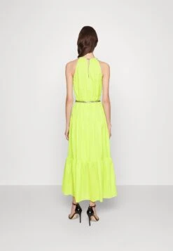 MICHAEL Michael Kors Chain Halter- Cocktailjurk - Brt Limeade -Farfetch Winkel d98af391170549bfb36251b17651a2dc